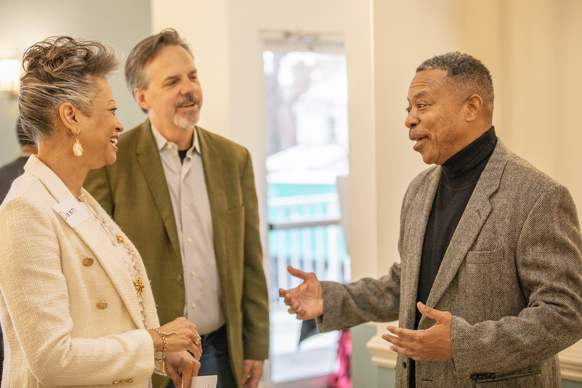DCHA and Seabury Resources for Aging representatives gather during the Friendship Terrace Open House in Washington, D.C.