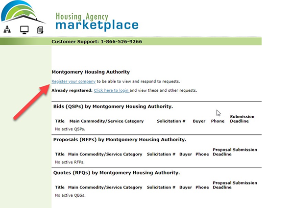 Photo of Slide 1 of Vendor Registration Process